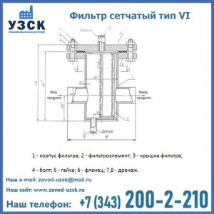 Фильтр сетчатый ФС по Т-ММ-11-2003 в Оренбурге